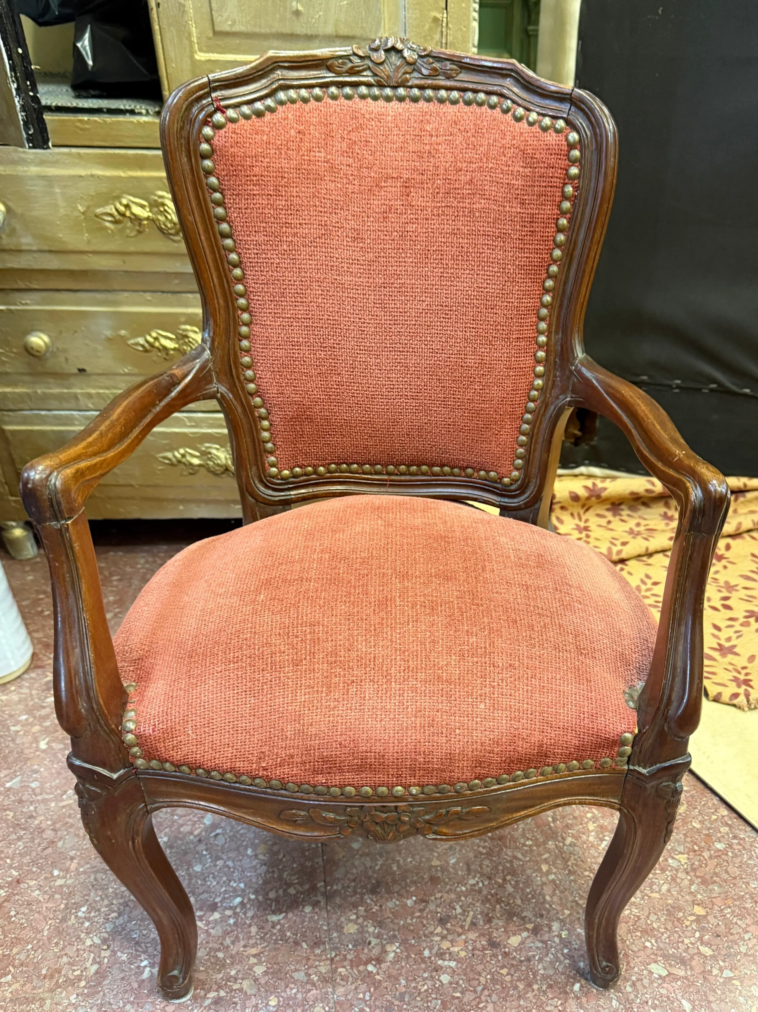 Sillón frances Luis XV — Antes