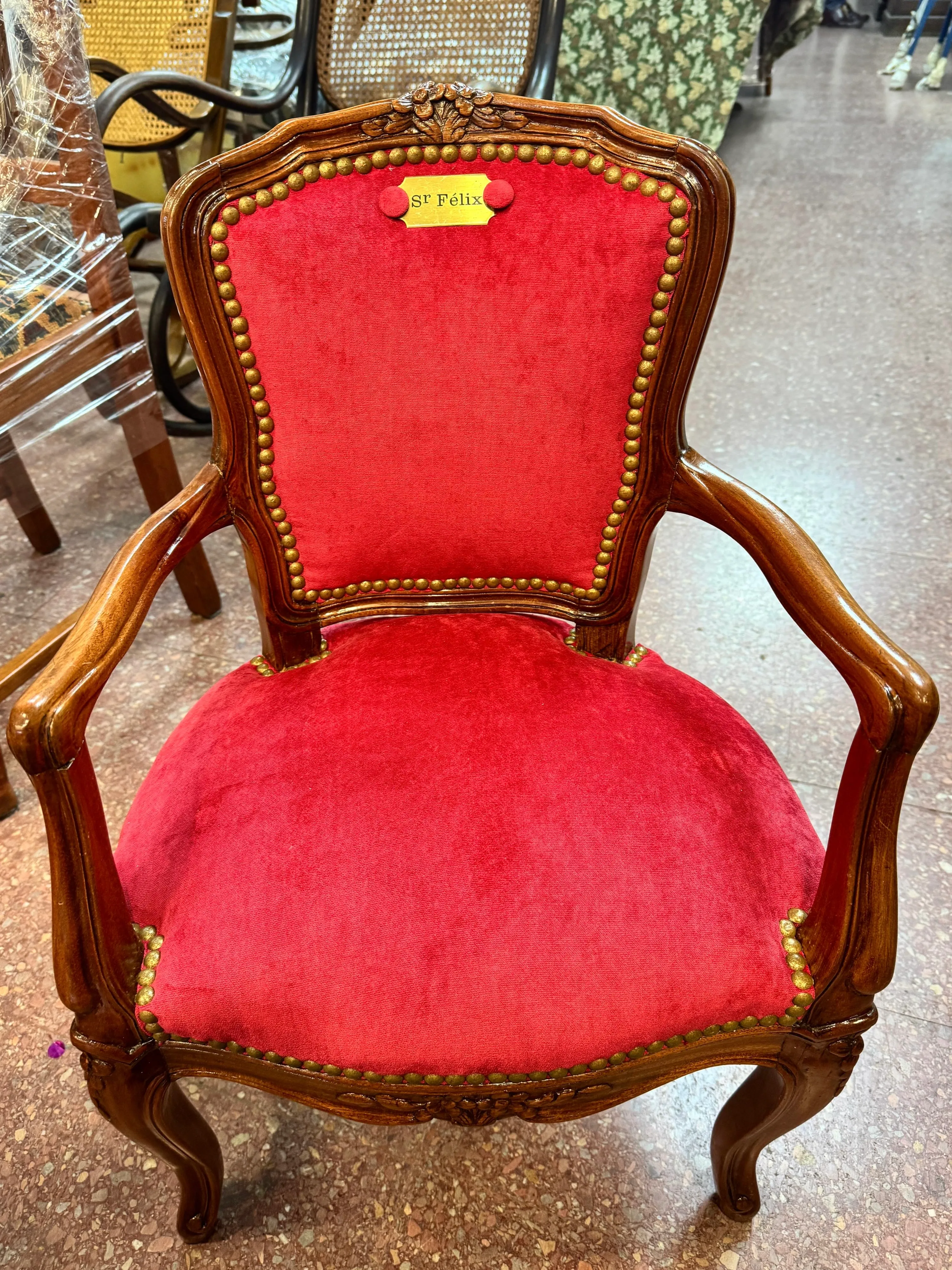 Sillón frances Luis XV — Después